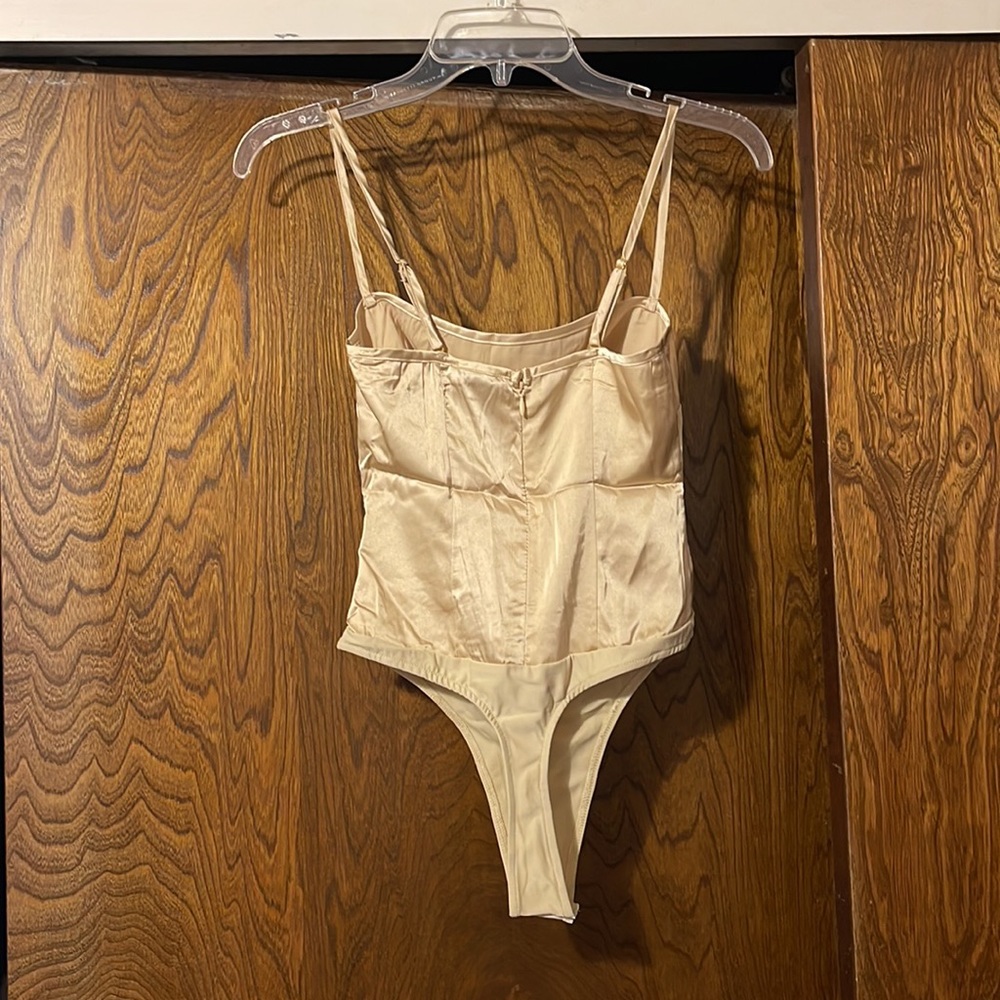 Danielle Bernstein by WeWoreWhat strappy bodysuit,sz.0 - Picture 2 of 4